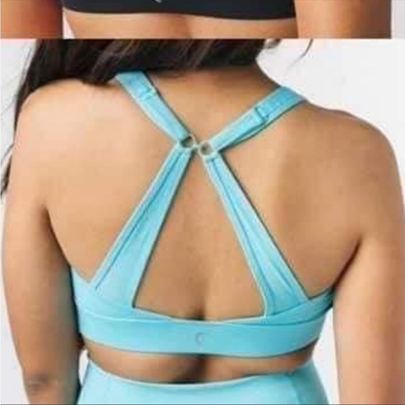 Zyia Blue Adjustable Mesh Bra - Picture 4 of 6